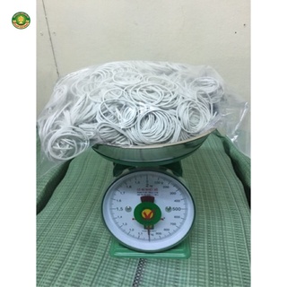 1kg Chun vòng trắng,Dây chun vòng to màu trắng