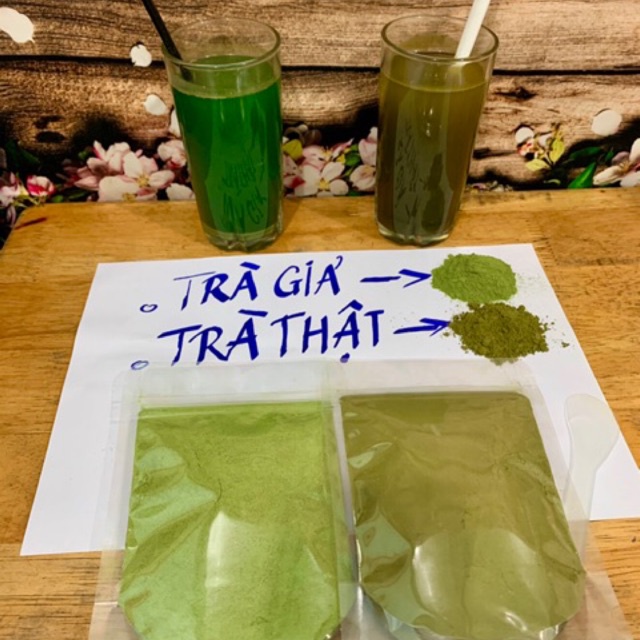 Bột Trà Xanh Dưỡng Da Nguyên Chất Handmade