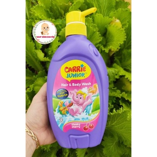 Sữa Tắm Gội cho bé Carrie Junior Hương Cherry