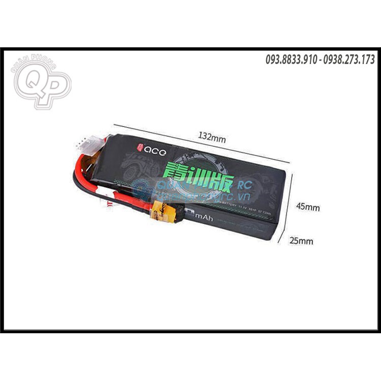 Pin Gens Ace 11.1V 5200mAh 50C jack chữ T