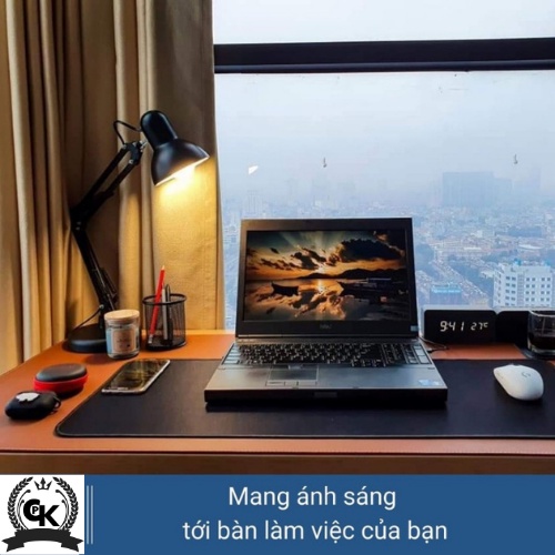 Đèn bàn học CAO CẤP, đèn kẹp gấp Pixar xoay 360 độ có chân kẹp và đế tròn để bàn làm việc siêu bền và chắc chắn