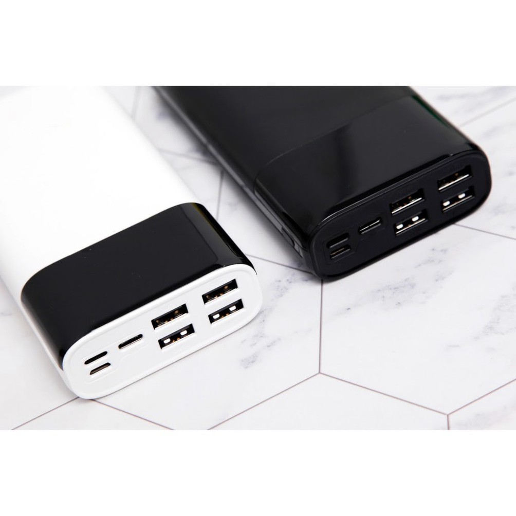 Pin Sạc Dự Phòng Hoco B12 Max - Dung Lượng 30.000 mAh ( 4 cổng USB , Hỗ trợ sạc nhanh 5A Max )