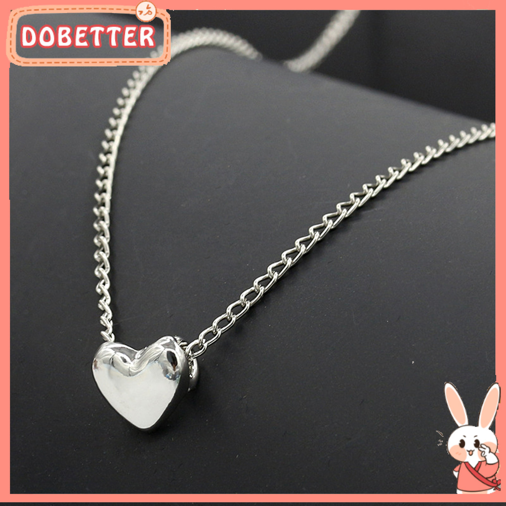 Dây chuyền hợp kim mặt hình trái tim thời trang nữ tính