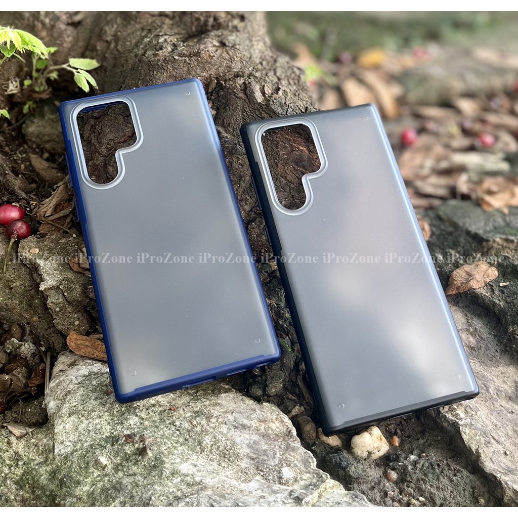 Ốp Lưng nhám chống sốc chính hãng Likgus cho Samsung Note 10 Plus , S22 Ultra , Chống ố vàng , chống bám vân tay