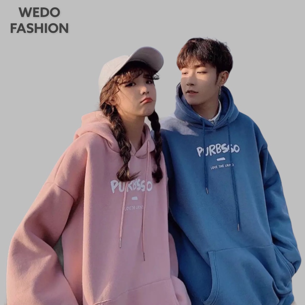 Áo hoodie nam nữ PURBSSOO chất vải nỉ dày dặn form rộng style KOREA cá tính