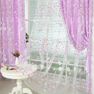 Rèm cửa hoa mỏng