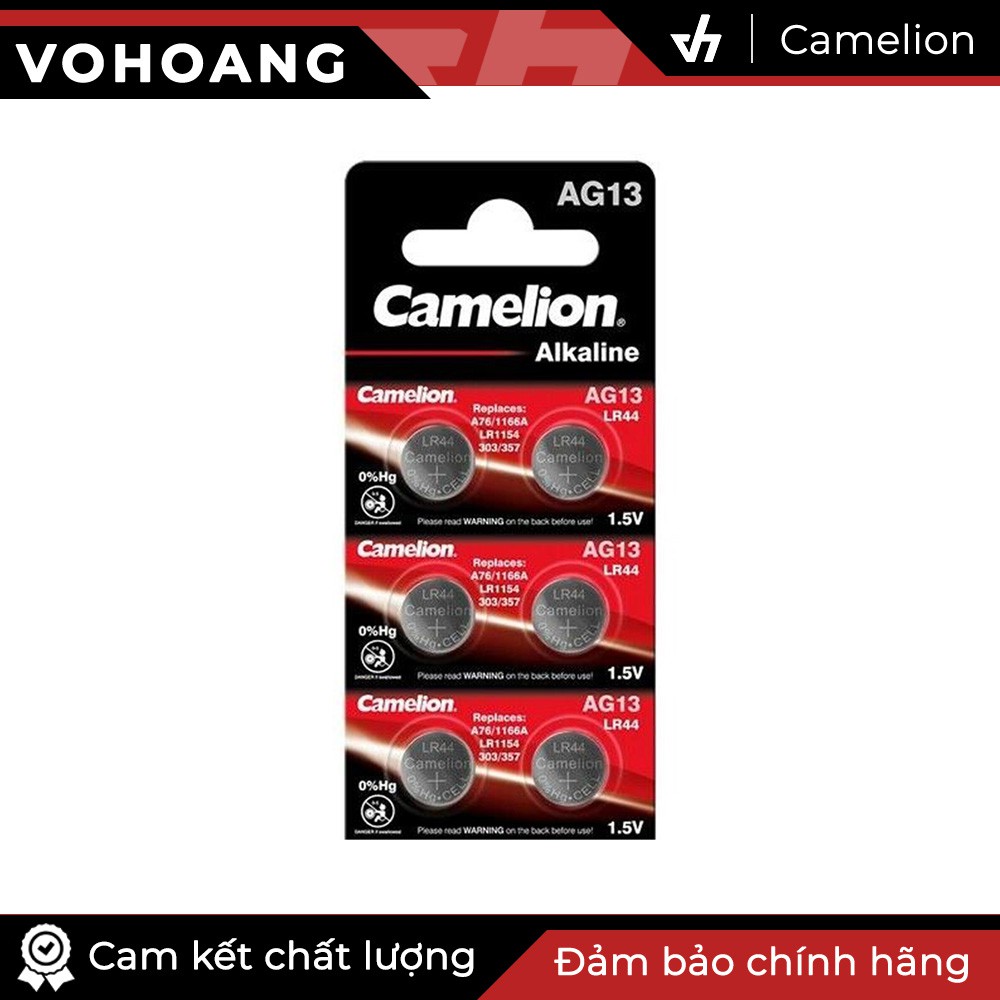 6 pin Camelion AG13 - Pin nút alkaline 1.5V