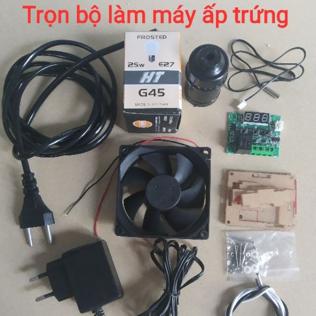 Trọn bộ làm máy ấp trứng đảo tay mini