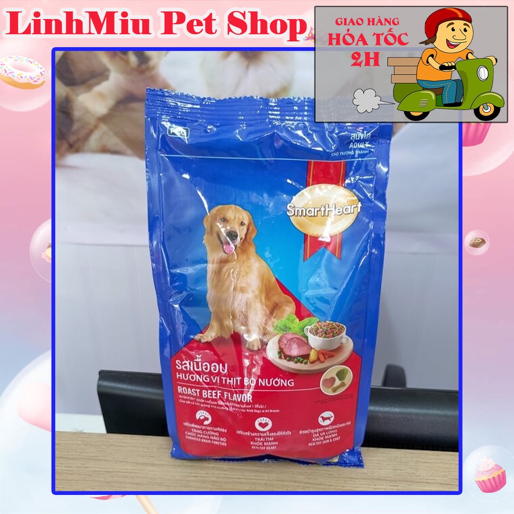 Thức ăn chó lớn SMART HEART gói 3kg