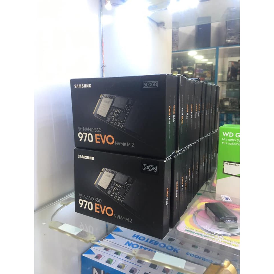 Ổ cứng SSD Samsung 970 Evo 500GB M.2 2280 NVMe - MZ-V7E500BW