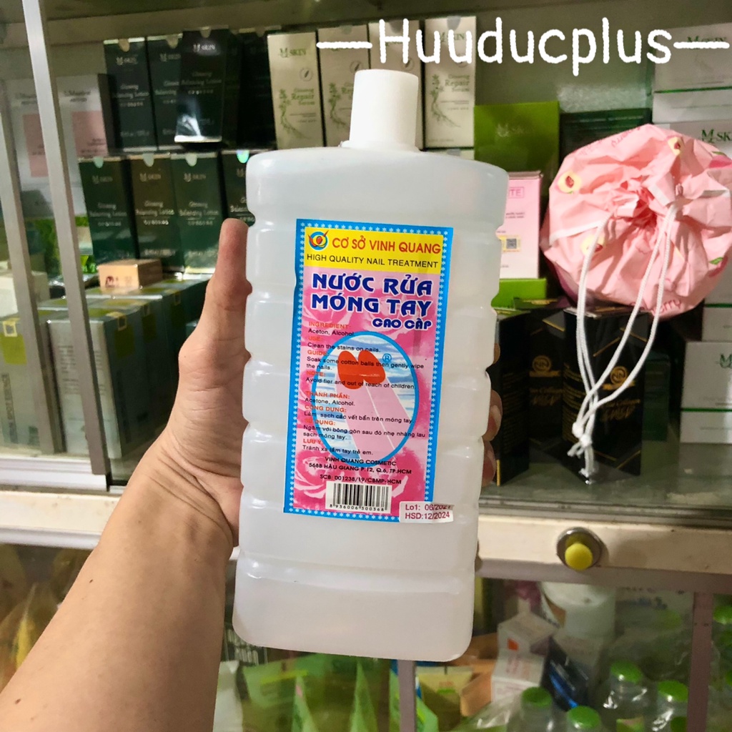 Chai nước rữa móng 1000ml