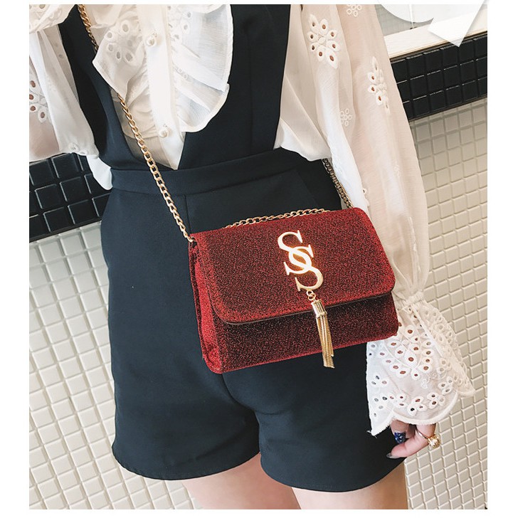 Túi Xách Đeo Vai Nữ Kim Tuyến Trend 2021 | BigBuy360 - bigbuy360.vn