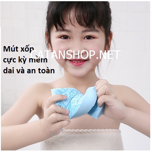 Miếng tắm tẩy tế bào chết Miếng mút tắm bọt biển kỳ ghét sạch da chết hiệu quả Bông tắm mềm mại GD517-MutTamBB