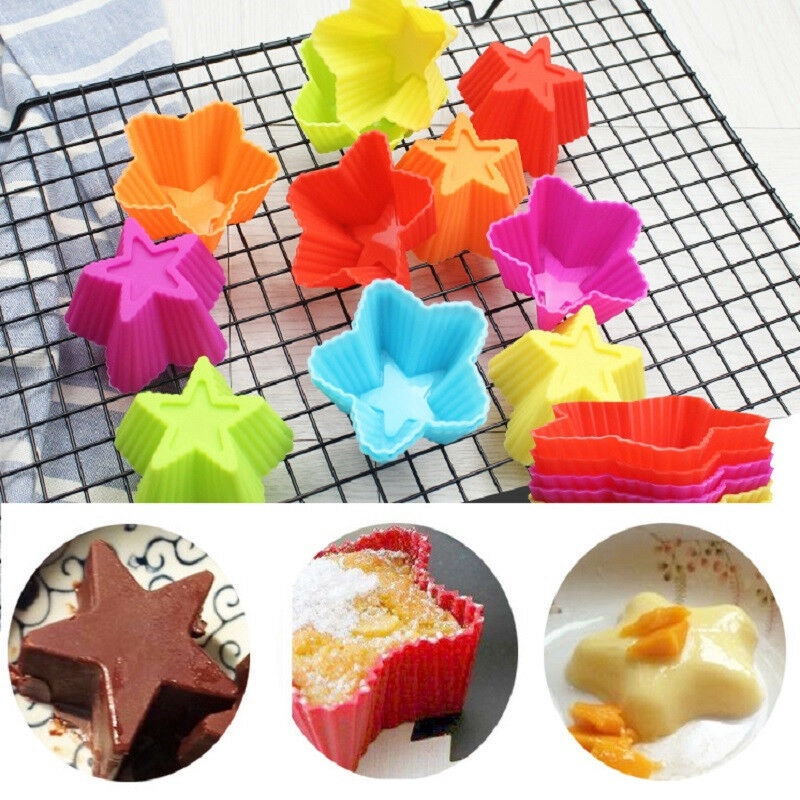 12pcs Cupcake Mold Chocolate Baking Cup Mould