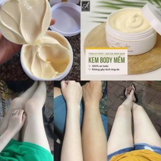 Kem body mềm trắng da
