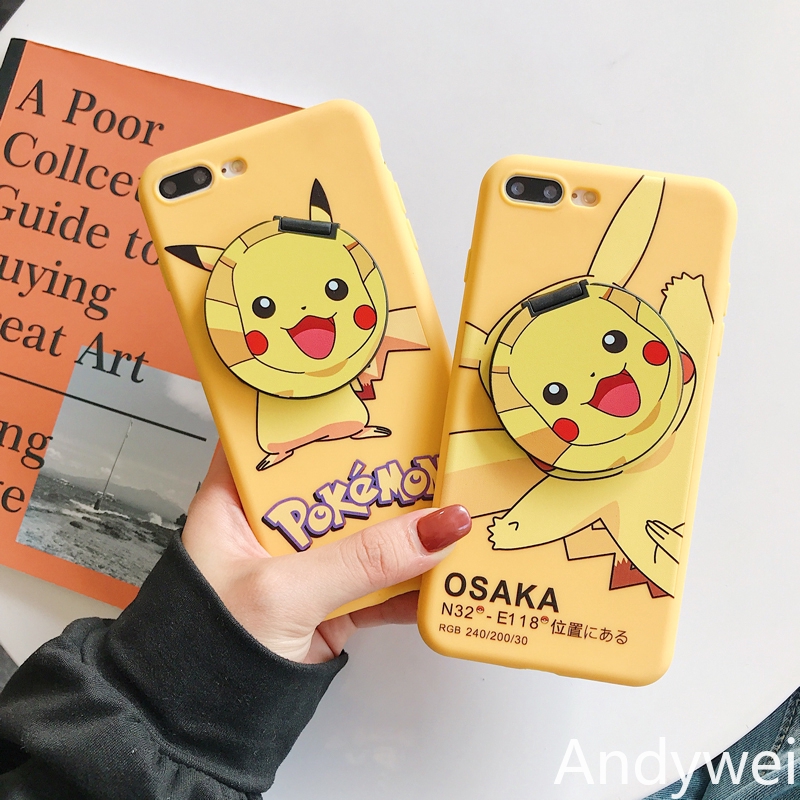 Ốp Lưng Hình Pikachu Có Gương Cho Oppo A31 A5 A9 A7 A5S A3S F1S F9 F5 F1S A83