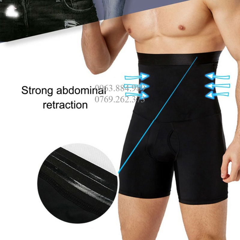 Quần định hình nam GL.02 chất co dãn cực tốt nâng đỡ định hình các vùng mỡ thừa gọn gàng hơn cho anh em