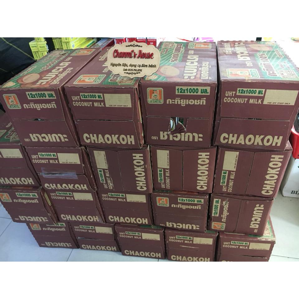 1th nước cốt dừa Chaoko 12lit