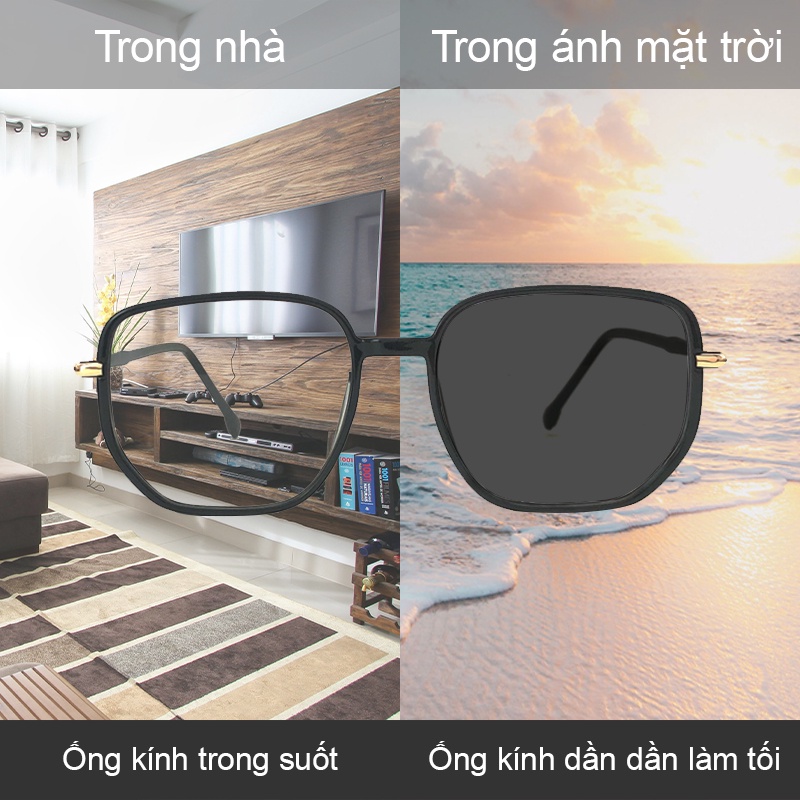 LUSEEN Kính mát TR chống bức xạ/ chống ánh sáng xanh cho nam nữ AG2229