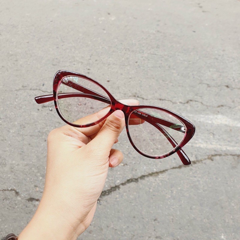 GỌNG KÍNH CẬN MẮT MÈO NHỰA DẺO CAO CẤP 2383