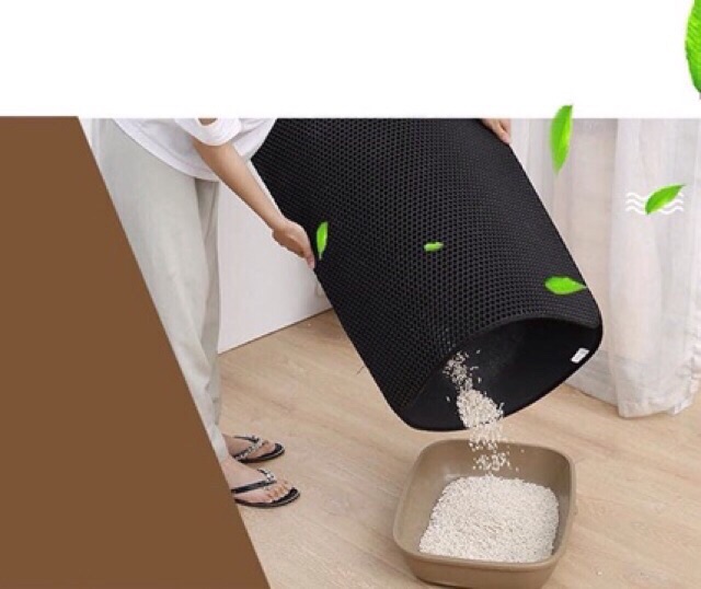 Thảm chống vãi cát cho mèo đi vệ sinh