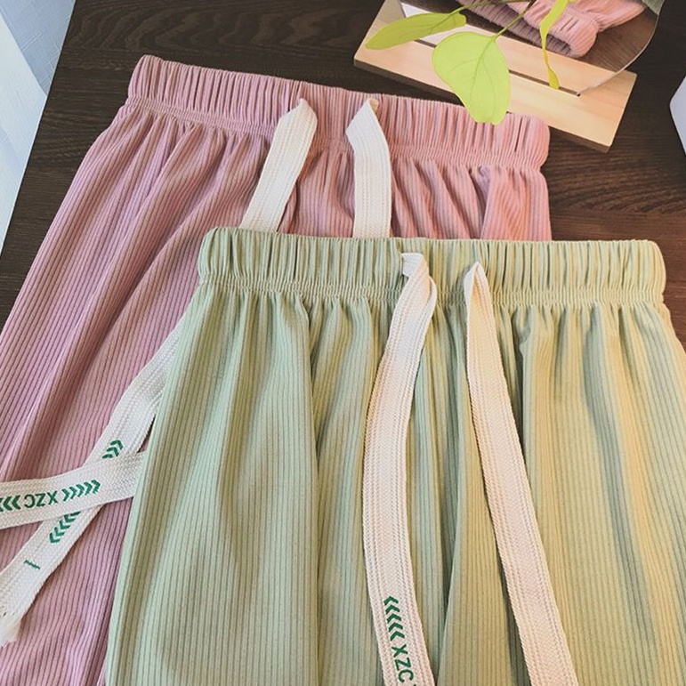 Quần ống rộng SUXI lưng cao thời trang mùa thu cho nữ