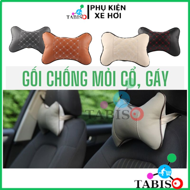 Gối tựa đầu trên xe ô tô, xe hơi chống đau mỏi gáy - TABISO