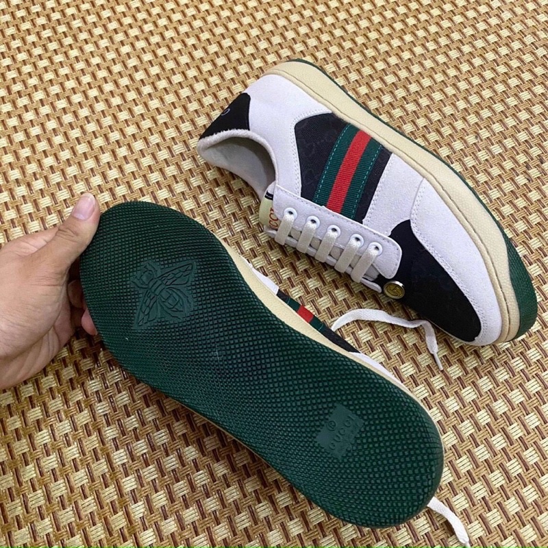 Giày snk thể thao gc nam nữ tăng chiều cao da lộn đế đúc cao su hàng Fullbox.