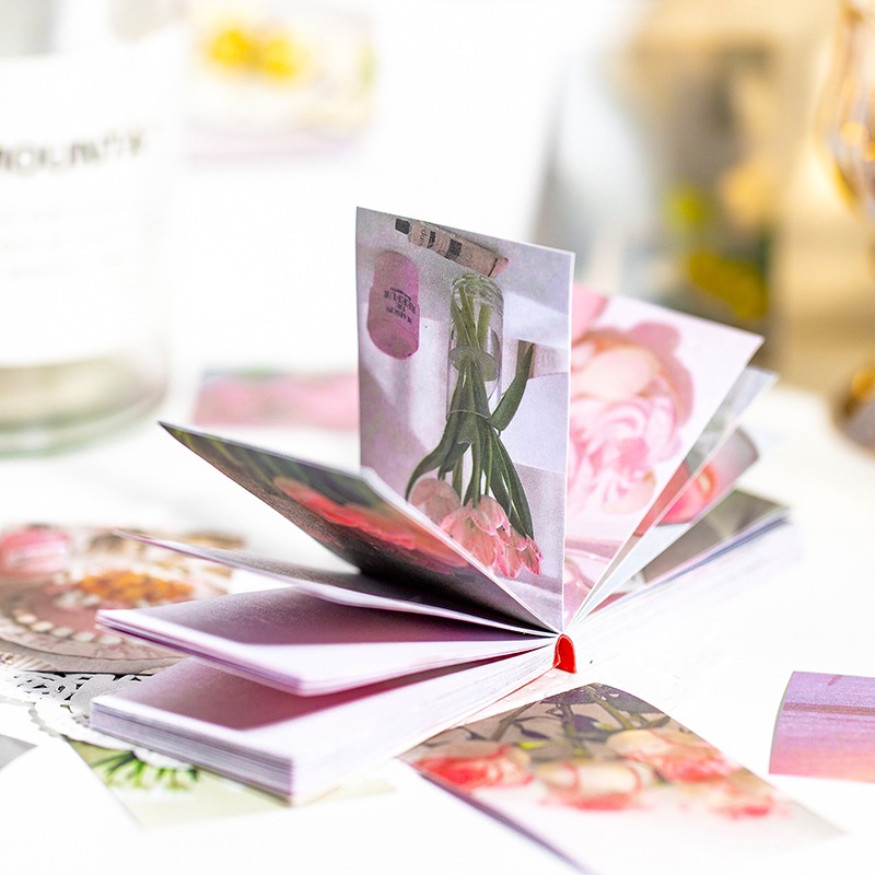 Cuốn 50 giấy dán sticker Bầu trời mùa hè trang trí sổ tay M778