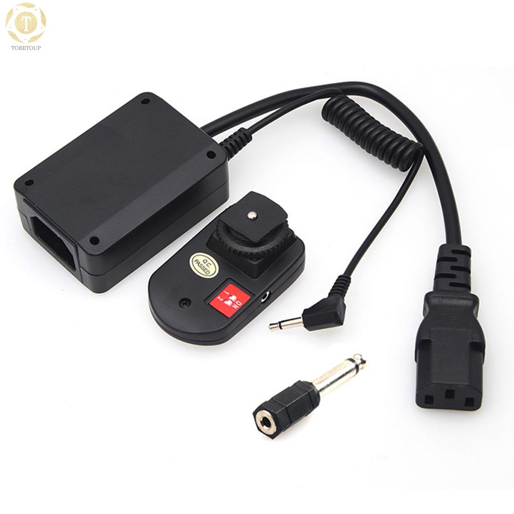 Shipped within 12 hours】 Wireless Trigger System with Transmitter Receiver 4 Channels with 3.5mm to 6.35mm Adapter for Photography Studio Flash Light Transmitter [TO]