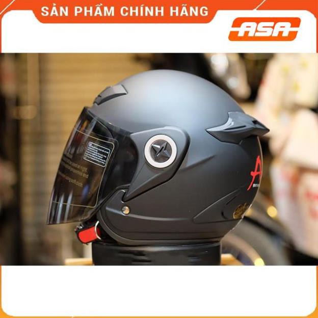 Mũ Bảo Hiểm ASIA M168, Nón Bảo Hiểm có Kính Khói Đi Ban Đêm Và Ban Ngày Đều Được - ASA HELMETS