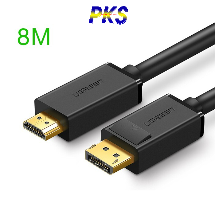 Dây cáp DisplayPort sang HDMI hỗ trợ phân giải 1920x1200 dài 1.5m - 8m UGREEN DP101