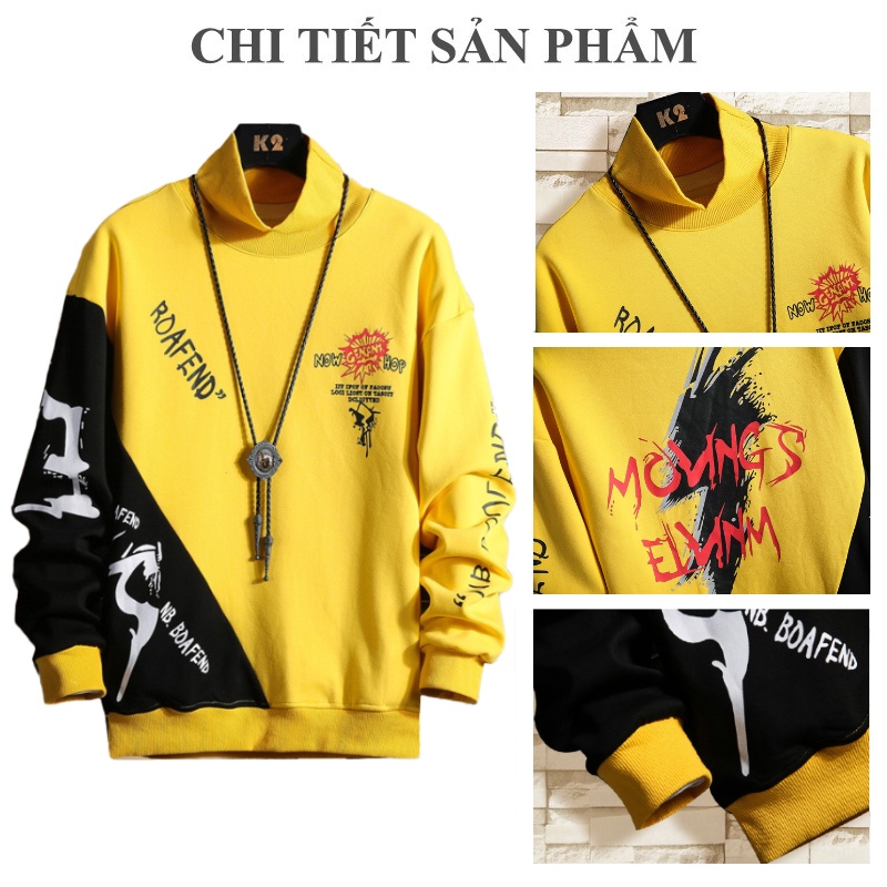 Áo Hoodie form rộng nam local brand unisex HK09 - Notiloyal