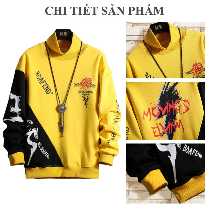 Áo Hoodie form rộng nam local brand unisex HK09 - Notiloyal