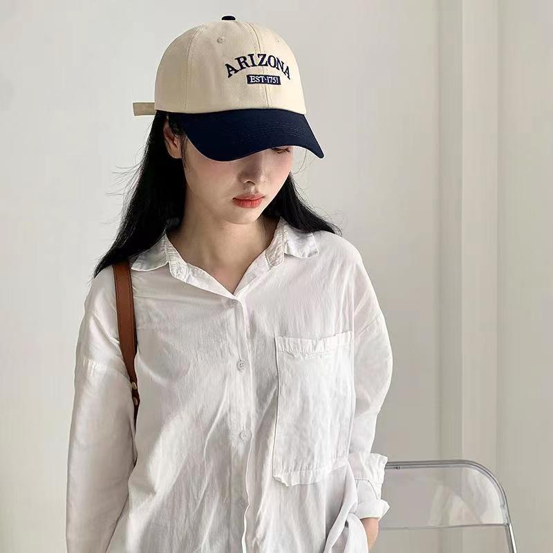 Mũ lưỡi trai THE CAPAL thêu chữ có sẵn năm màu