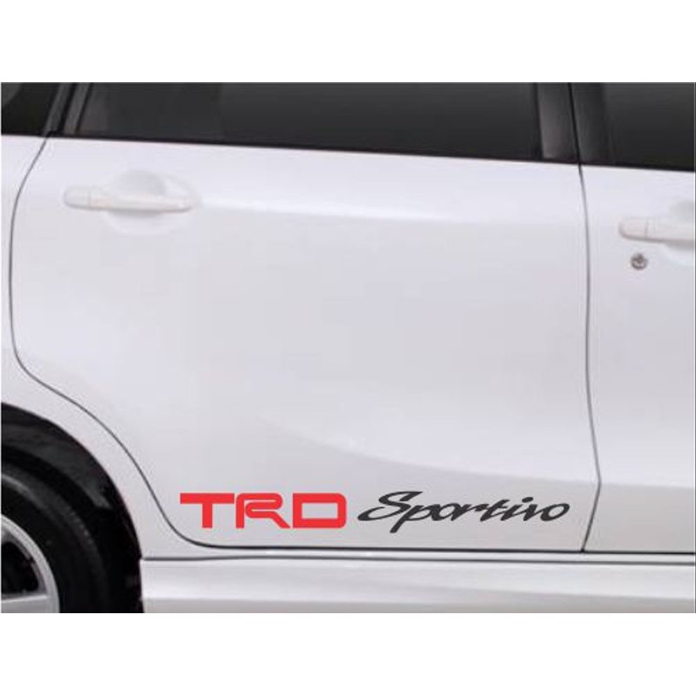 1 Bộ Sticker Dán Xe Hơi Hình Chữ Trd Sportivo 50cm