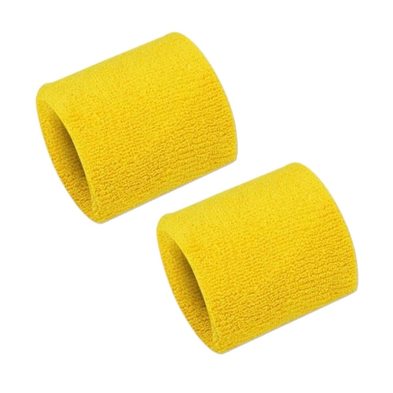 Băng Đeo Cổ Tay Thể Thao Thấm Hút Mồ Hôi Bằng Cotton Polyester Cho Nam Nữ