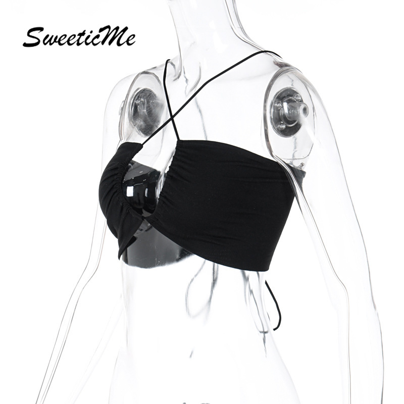 Áo Sát Nách Màu Trơn Phối Dây Quyến Rũ Cho Nữ 2021 | BigBuy360 - bigbuy360.vn