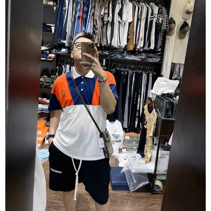 Bộ Hè Nam Thể Thao Pha Màu Thêu Logo Cực Chất | BigBuy360 - bigbuy360.vn