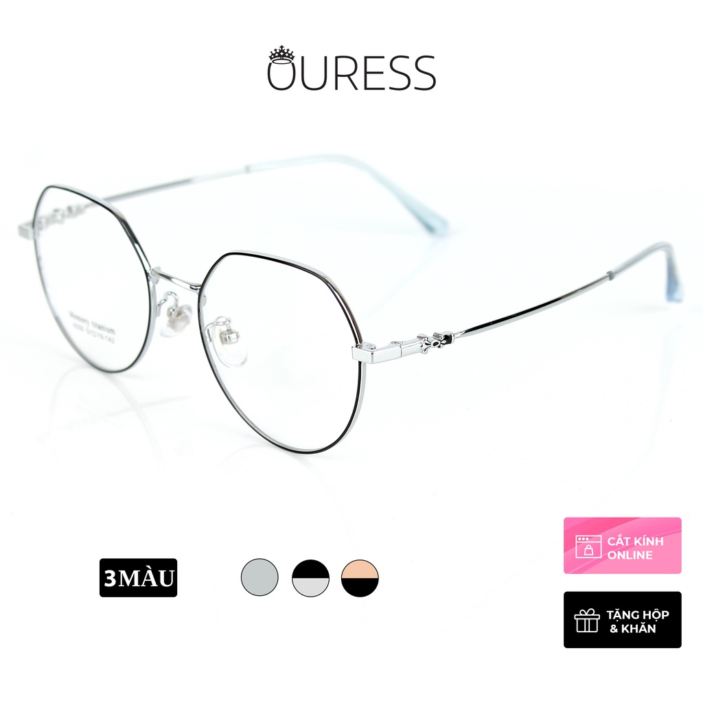 Gọng kính Ovan Titanium MMR (Titanium Memory) Ouress 8006 Cực Nhẹ Thời Trang Cao Cấp