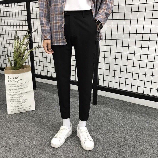 Quần tây âu phom baggy