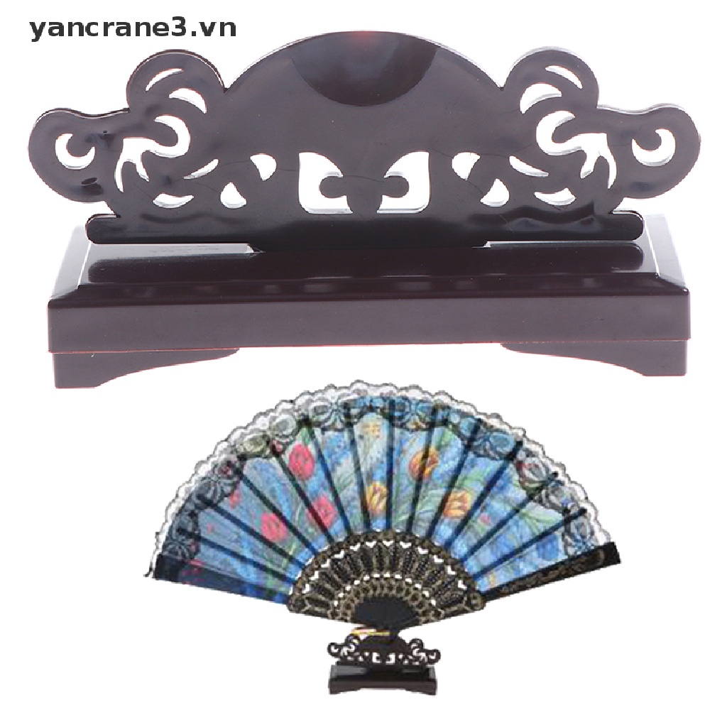 Giá Đỡ Quạt Đứng Phong Cách Trung Hoa Cổ Điển Trang Trí Nhà Cửa
