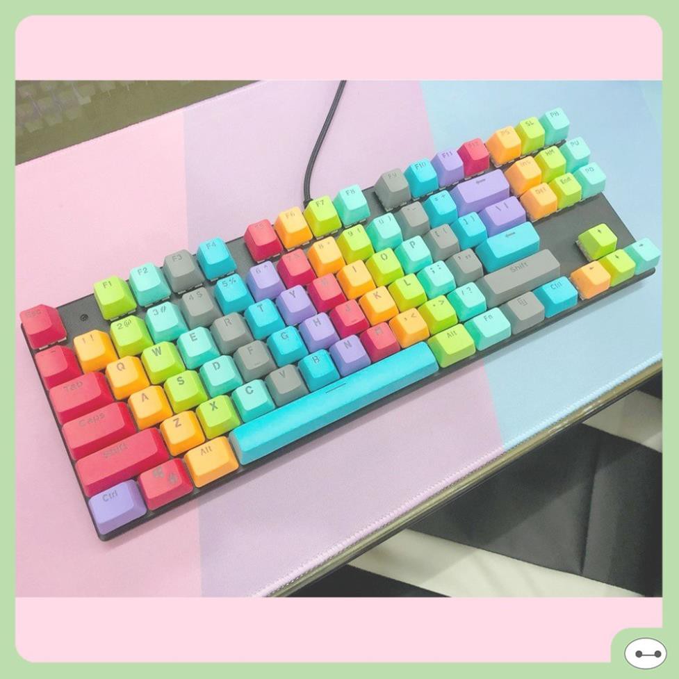 Phím Cơ Zero Mix Cầu Vồng TKl không led