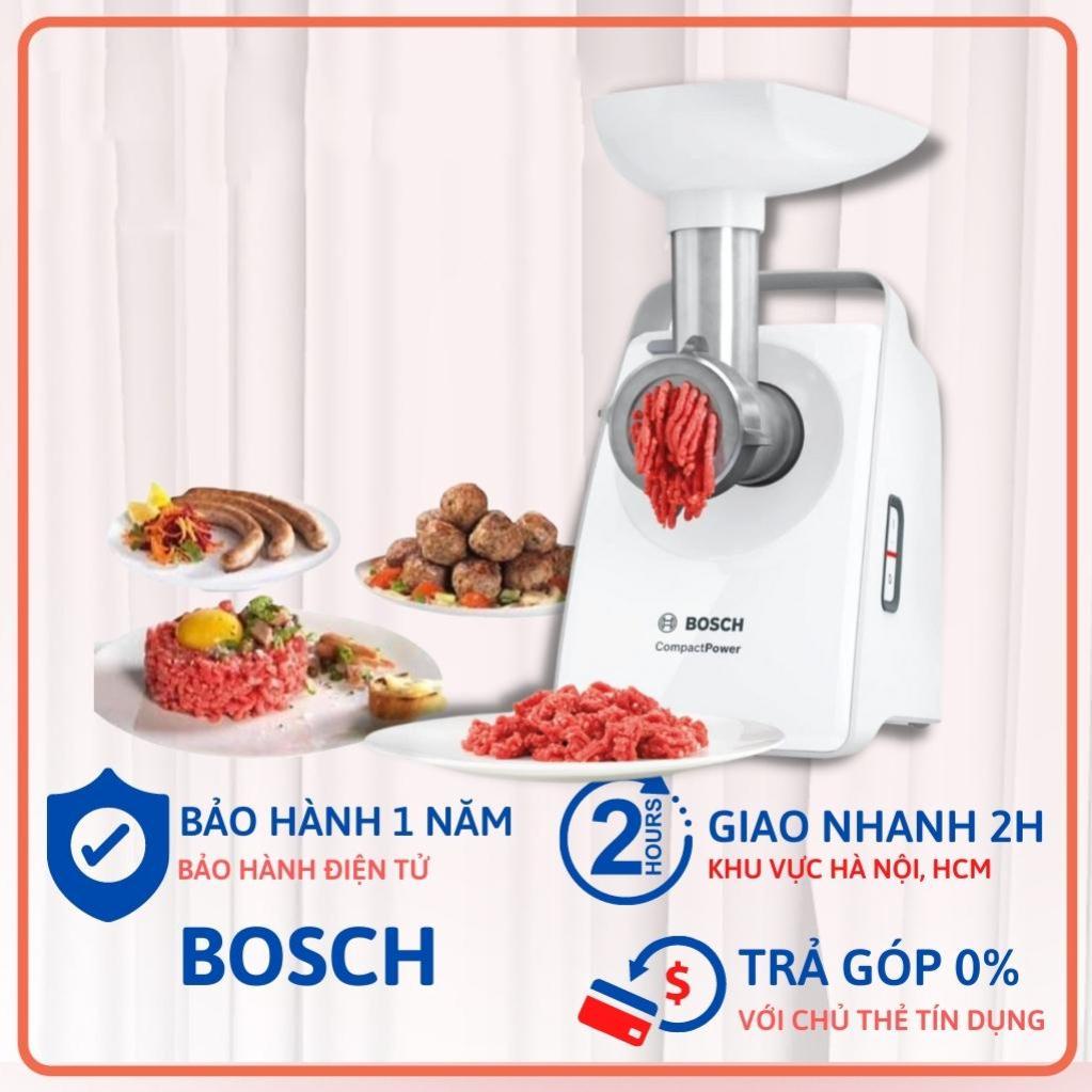 Máy xay thịt Bosch chuyên dụng công suất 500W làm thịt xay viên to, nhỏ, xợi... bảo hành 12 tháng, chính hãng Đức