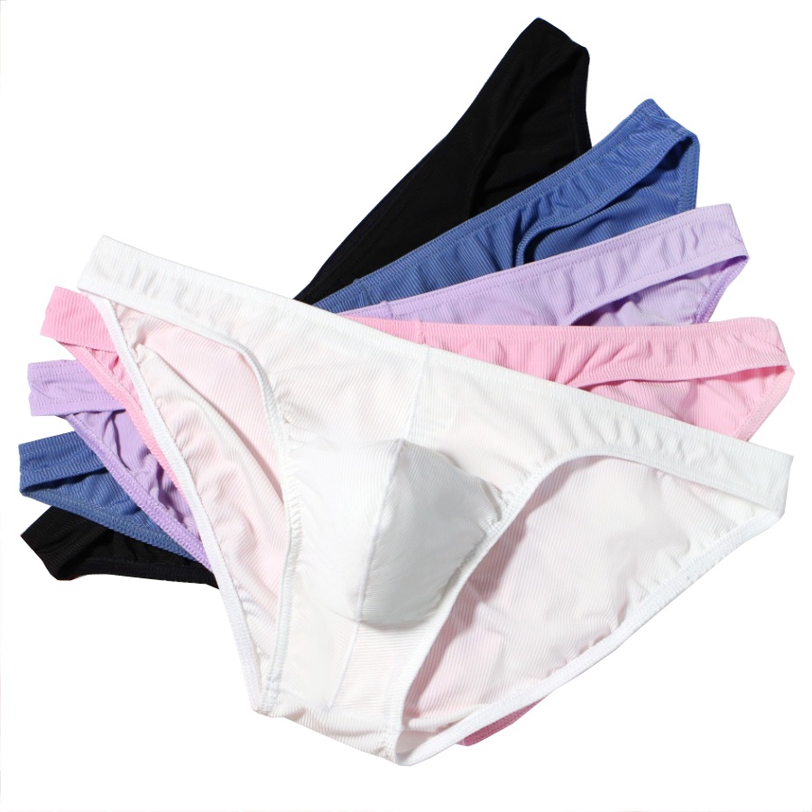 Quần Lót Nam Breifs U Bag Mềm Mại Thoáng Khí Màu Trơn Thời Trang