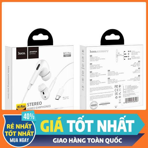 [Xả Kho + Miễn Phí Vận Chuyển] TAI NGHE ĐIỆN THOẠI TYPE C HOCO M1 | Nhạc Hay - Giá Tốt | Bảo Hành 1 Đổi 1 15002