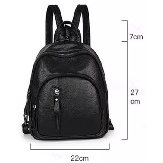 Ba Lô Da Mini Mềm Mại Phong Cách Hàn Quốc Dễ Phối Đồ Thời Trang Cho Nữ