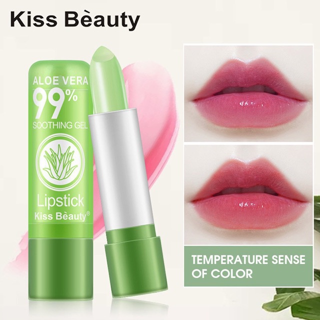 [Xả Hàng 3 Ngày] Son Môi Dưỡng Ẩm Chiết Xuất Lô Hội Kiss Beauty - Hàng Nội Địa Trung Quốc | BigBuy360 - bigbuy360.vn