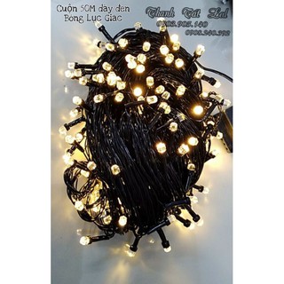 Led Dây Đen 50M Bóng Lục Giác