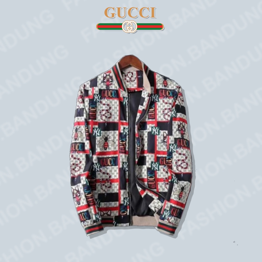 Áo Khoác BOMBER Nam Hàng Hiệu Gucci Cao Cấp (Gucci 18)
